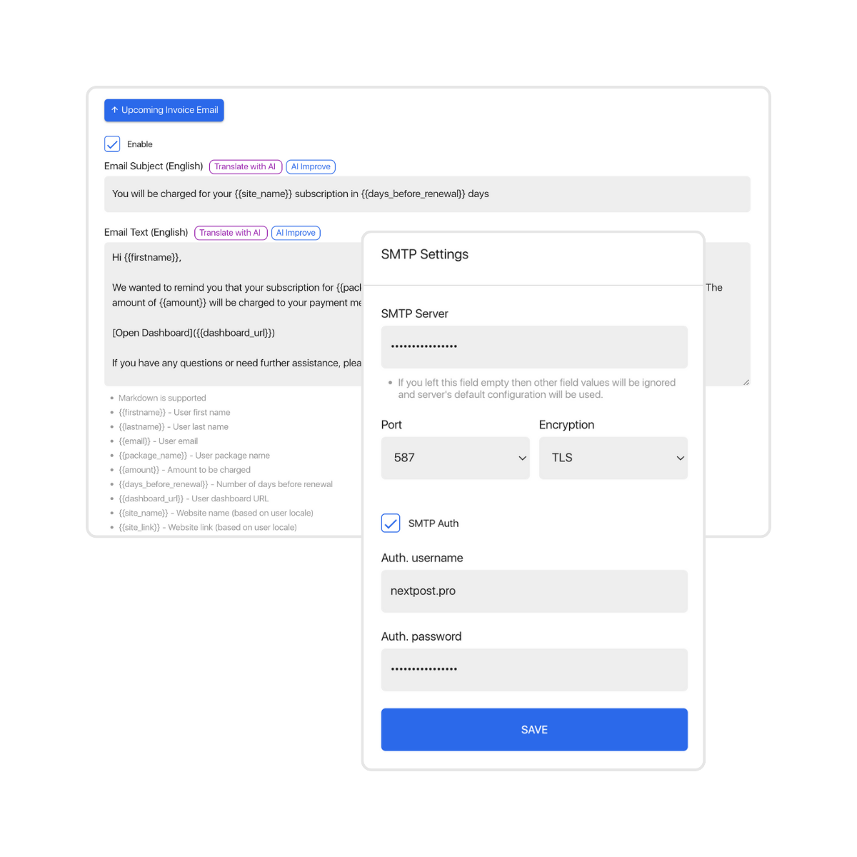 Transactional Emails